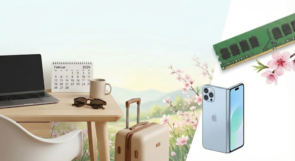 Ferienankündigung, RAM Knappheit und faltbares iPhone