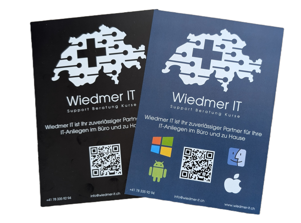 Flyer Wiedmer IT
Wiedmer IT Jubiläum und Vortrag sichere Passwörter