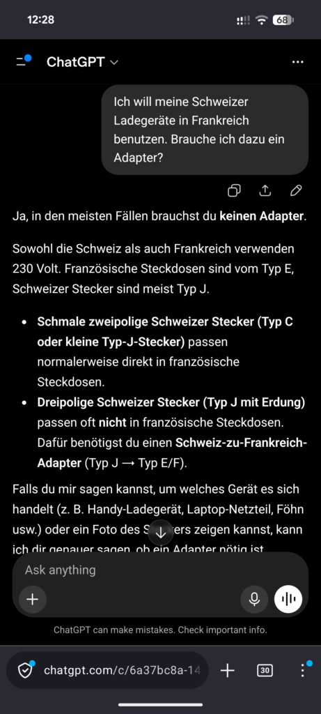 Stromstecker-kompatibilität
